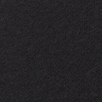 Dark gray woven textile sample displaying a dense, uneven surface texture with visible fibers and a consistent, granular quality.